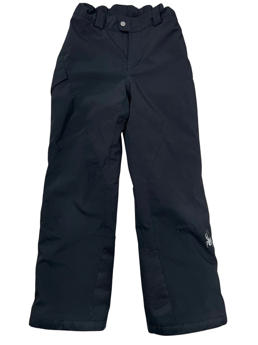 Spyder Snow Pants Kids Size 12 Black Adjustable Waist Pockets